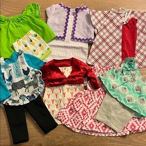 Lot of Handmade Doll Clothes - fits 18” Doll